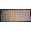 Image 1 : 329. 1941 up Partial Set of Lincoln Cents in a Whitman folder. Circulated. (62 pcs.).