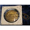 Image 2 : 403. 1856-1956 Cedar Rapids, Iowa Centennial Medal on Key Chain.