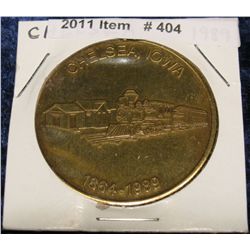 404. 1864-1989 Chelsea, Iowa 125th Anniversary Medal.