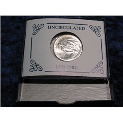 446. 1982 D Silver George Washington Commemorative Half Dollar