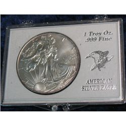 452. 1997 U.S. American Eagle Silver Dollar. Brilliant Unc.