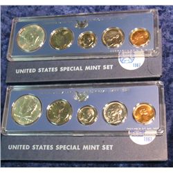 460. (2) 1967 U.S. Special Mint Sets. Original as issued.