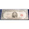 Image 1 : 504. Series 1963 $5 U.S. Note. "Red Seal". Fine.