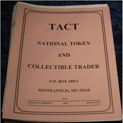507. (11) Different 1999 Issues of "TACT" "National Token