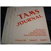 Image 2 : 535. Volume 25 Numbers 1-6 1985 "TAMS Journal".& "Library Catalog". Mint.