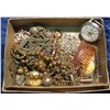Image 1 : 547. Box of Antique Keys, Watch Heads, Chains, & Buttons.