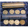 Image 1 : 560. (2) Solid date Rolls of 1962 Jefferson Nickels.