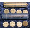 Image 2 : 560. (2) Solid date Rolls of 1962 Jefferson Nickels.