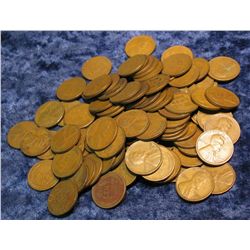 581. (100) San Francisco Mint U.S. Wheat Cents. Circ.