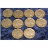 Image 1 : 626. (10) 1934 D Buffalo Nickels. All with dates.