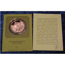 663. Proof Bronze Medal "Castillo de San Marcos