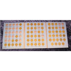 670. 1910-40 Partial Set of Lincoln Cents in a Whitman folder.