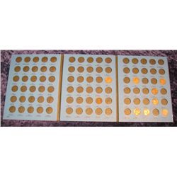 672. 1925-57 Partial Set of Lincoln Cents in a Whitman folder.