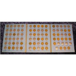 673. 1913-40 Partial Set of Lincoln Cents in a Whitman folder.