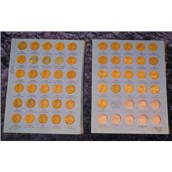 674. 1941-58 Partial Set of Lincoln Cents in a Whitman folder.