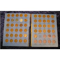 678. 1941-58 Partial Set of Lincoln Cents in a Whitman folder.
