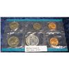 Image 1 : 707. 1968 Blue Pack of U.S. Mint Set in original cellophane.
