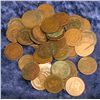 Image 1 : 759. (50) Mixed Date cull Indian Head Cents. Dates range