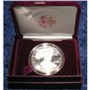 764. 1986 American Eagle Proof Silver Dollar in original case.