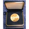 780. Ronald Reagan U.S. Mint Bronze Medal in a blue