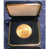 Image 2 : 780. Ronald Reagan U.S. Mint Bronze Medal in a blue