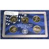 Image 1 : 788. 2002 S Statehood Quarter Set in original plastic Mint case.