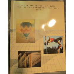 805. 1983 Commemorative Stamp Year Set. With Stamps.