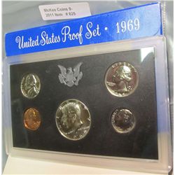 825. 1969S US Proof Set. Original as Issued.