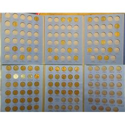 938. Partial Lincoln Sets 1909-58  (73) Coins.