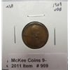 Image 1 : 999. 1909 P VDB Lincoln Cent. VF 20.