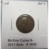 Image 1 : 1010. 1910 S Lincoln Cent. F-12.