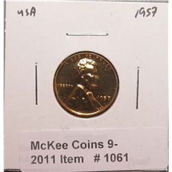 1061. 1957 P Lincoln Cent. Proof 69.