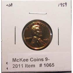 1065. 1959 P Lincoln Cent. Proof 69.