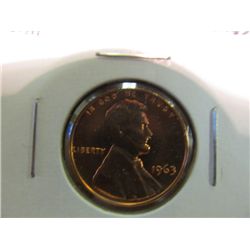 1072. 1963 P Lincoln Cent. Proof 65.