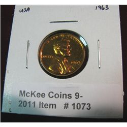 1073. 1963 P Lincoln Cent. Proof 65.