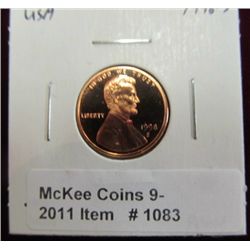 1083. 1998 S Lincoln Cent. Cameo Proof 69.