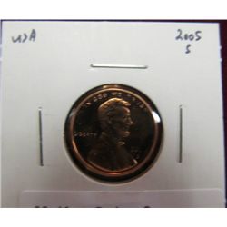 1089. 2005 S Lincoln Cent. Cameo Proof 69.