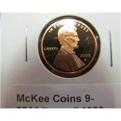 1093. 2008 S Lincoln Cent. Cameo Proof 69.