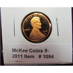 1094. 2010 S Lincoln Cent. Cameo Proof 69.