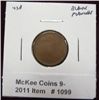 Image 1 : 1099. Type Two U.S. Cent Blank Planchet. Mint error.