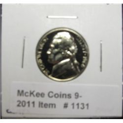 1131. 1960 P Jefferson Nickel. Proof 65.