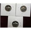 Image 2 : 1134. 1962P, 63P, & 64 P Jefferson Nickels. Proof 65.