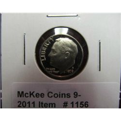 1156. 1979 S Roosevelt Dime. Cameo Proof 66.