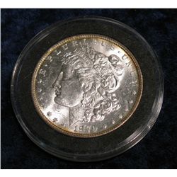 1166. 1879 P Morgan Dollar. MS 63.
