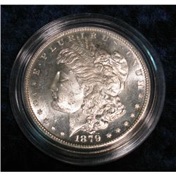 1168. 1879 S Morgan Dollar. MS 63.