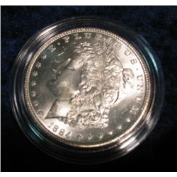 1170. 1884 P Morgan Dollar. MS 63.