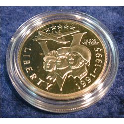 1195. 1993 P World War II Commemorative Proof Half Dollar.