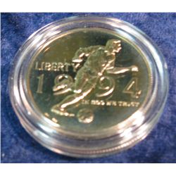 1197. 1994 P World Cup (Soccer)  Commemorative Proof Half Dollar.