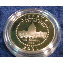 1198. 2001 P U.S. Capitol Commemorative Proof Half Dollar.