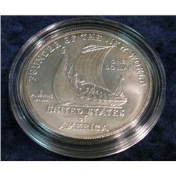 1200. 2000 P Leif Ericson Commemorative Silver Dollar.